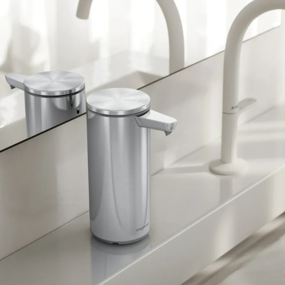 Simple Human Touch-Free Soap Dispenser. 9oz, Rechargeable, Stainless Steel - Picture 7 of 9